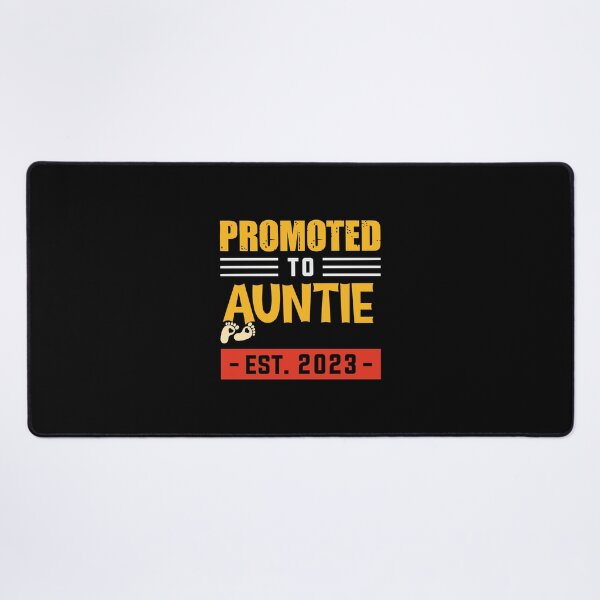 Item preview, Promoted To Auntie EST 2023 First Time Aunt designed and sold by shop-dk.