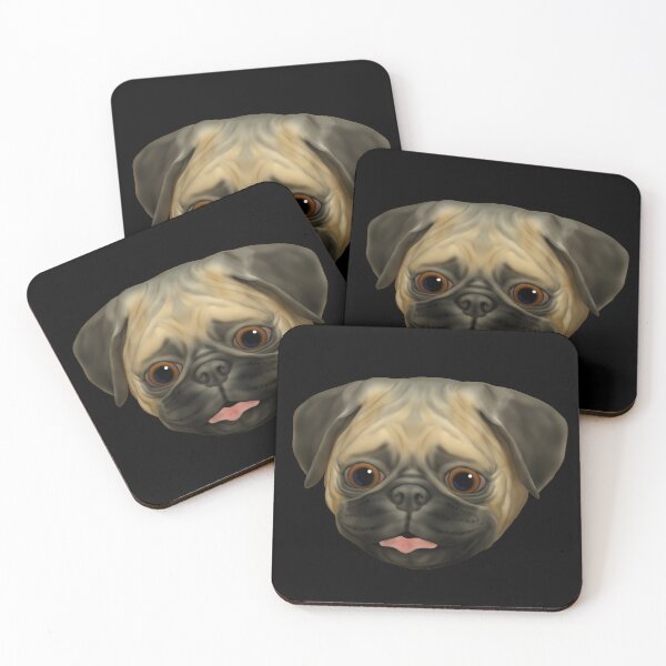 Item preview, Cute Pug Face, Design 2: 'Raspberry Rude' designed and sold by snuurg.