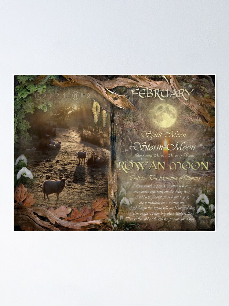 Alternate view of February : Imbolc Poster