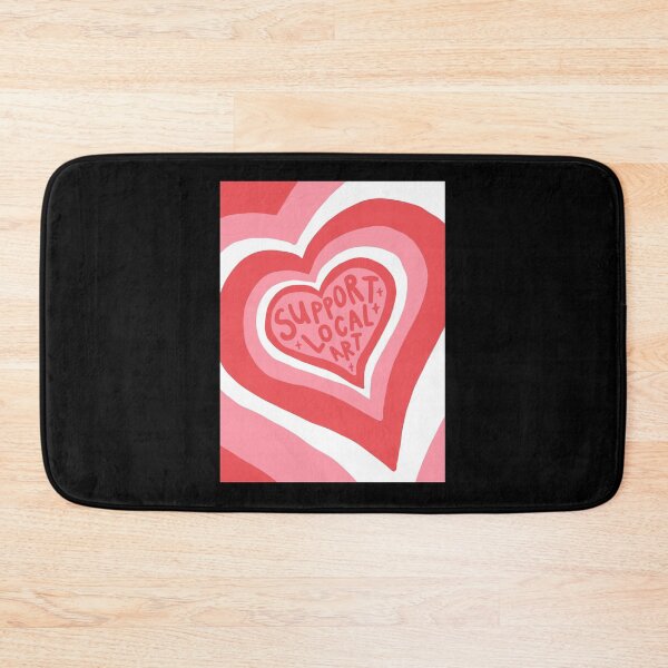Item preview, Support Local Art Heart Design Poster designed and sold by siadatnickzu.