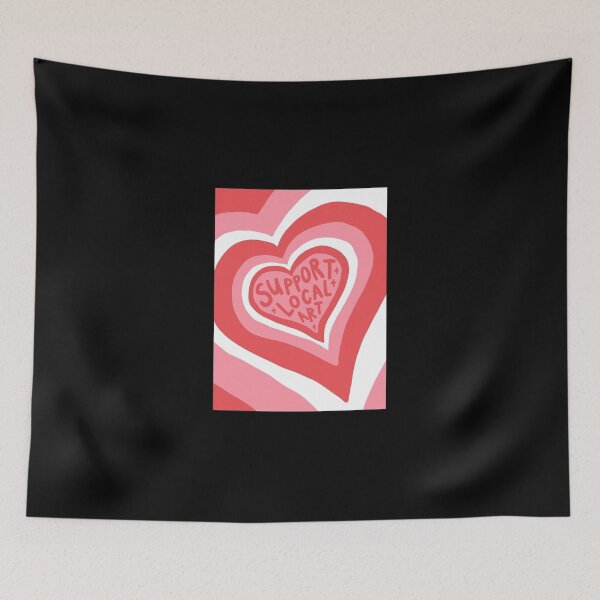 Item preview, Support Local Art Heart Design Poster designed and sold by siadatnickzu.