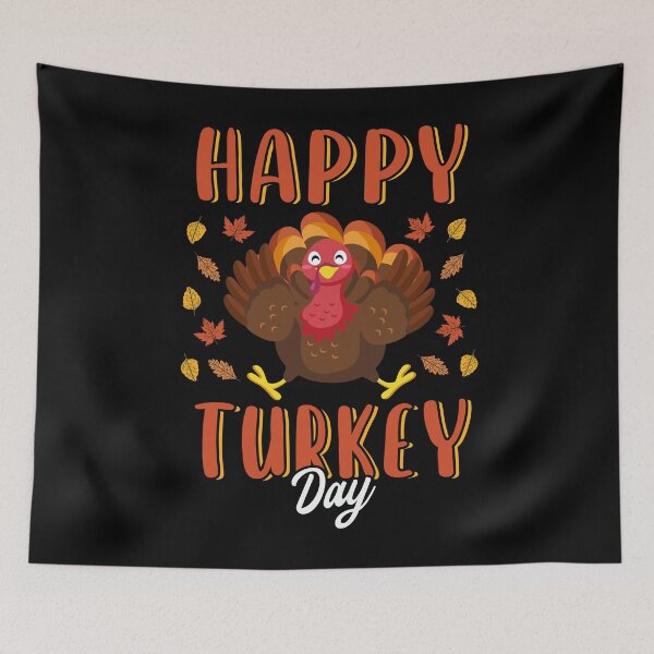Item preview, Happy Turkey Day Cute Funny Thanksgiving Turkey Holiday designed and sold by MintedFresh.