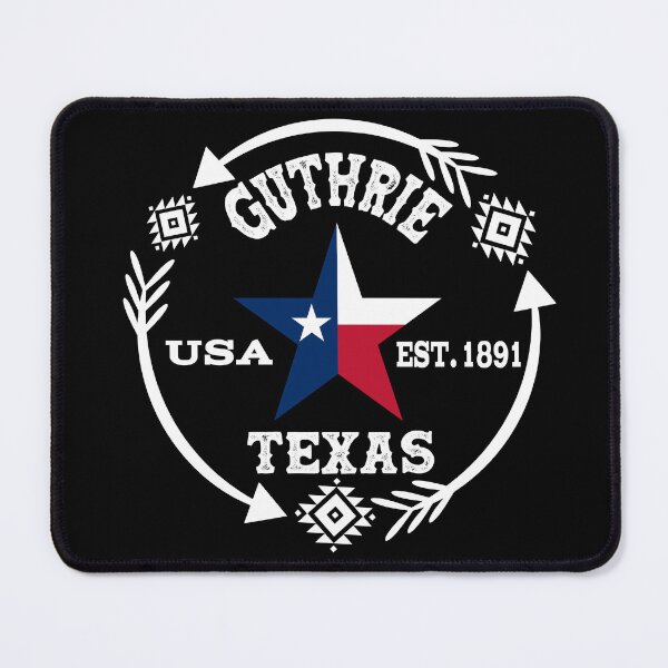 Item preview, Guthrie, Texas - USA - With Texas Star designed and sold by handsoftime2020.