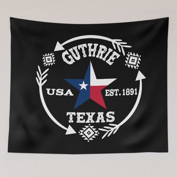 Item preview, Guthrie, Texas - USA  - With Texas Star designed and sold by handsoftime2020.