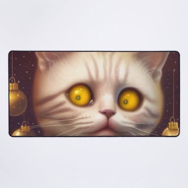 Item preview, Astronaut Cats Golden Christmas designed and sold by ZenEverAI.