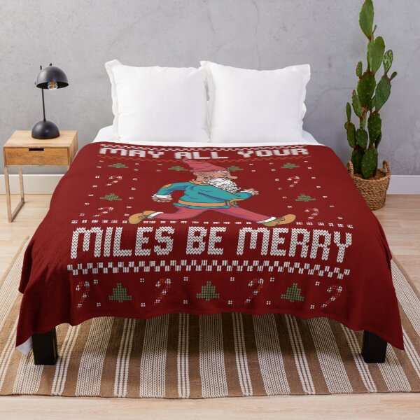 Item preview, Merry Miles Gnome Running Ugly Christmas Sweater for Runners designed and sold by MrEddie10.