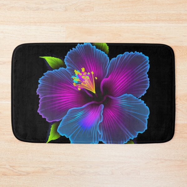 Item preview, Hibiscus in Blue designed and sold by GummywormDesign.