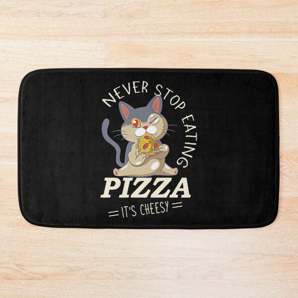 Item preview, Never Stop Funny Cat Eating Pizza For Pizza Lover Birthday Christmas Pizza Party designed and sold by Mrspink16.