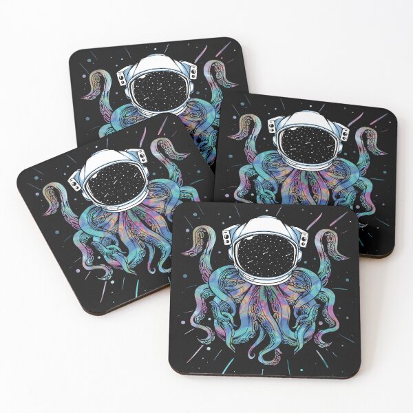 Item preview, Psychedelic Octopus Outer Space Kraken Cosmic Universe designed and sold by MintedFresh.