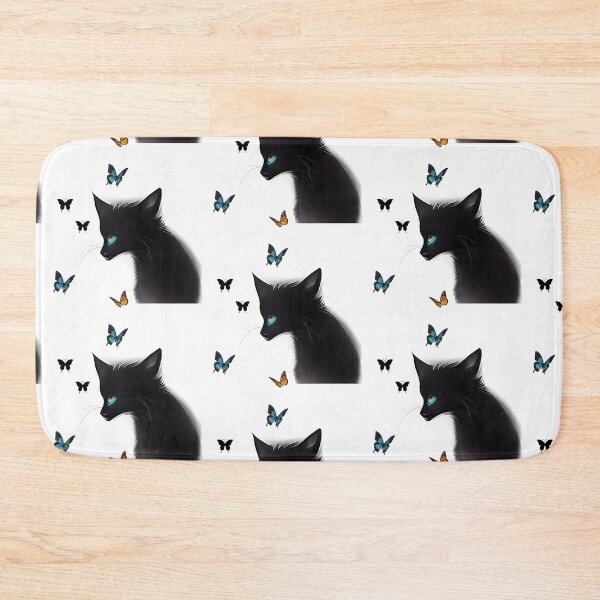 Item preview, Blackcat, butterfly, nature,wildlife designed and sold by Lessonsprint.