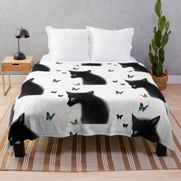 Item preview, Blackcat, butterfly, nature,wildlife designed and sold by Lessonsprint.