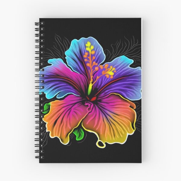 Item preview, Rainbow Hibiscus Flower designed and sold by GummywormDesign.