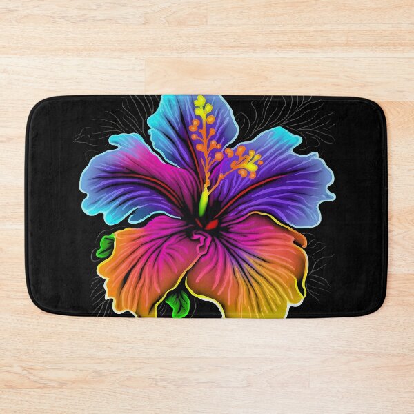 Item preview, Rainbow Hibiscus Flower designed and sold by GummywormDesign.