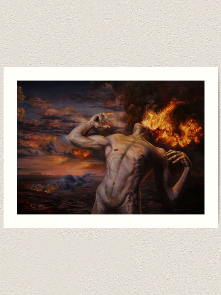 Alternate view of Burning Desire Art Print
