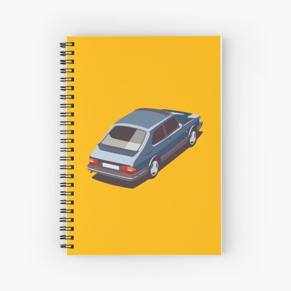 Saab 900 Spiral Notebook