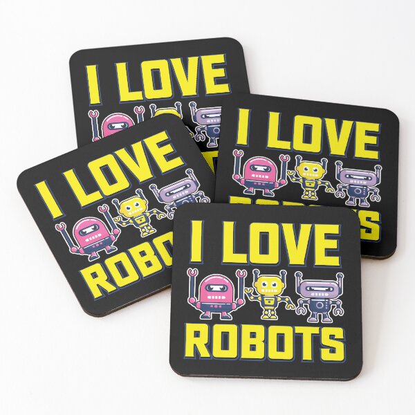 Item preview, I Love Robots - Cute Gifts for Kids and Robotic Engineers designed and sold by FanityPrints.