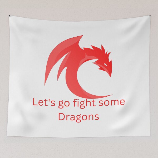 Item preview, Let's go fight some Dragons designed and sold by Mar-Art5.