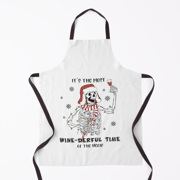 Item preview, It's the most winederful time of the year skeleton illustration designed and sold by define design.
