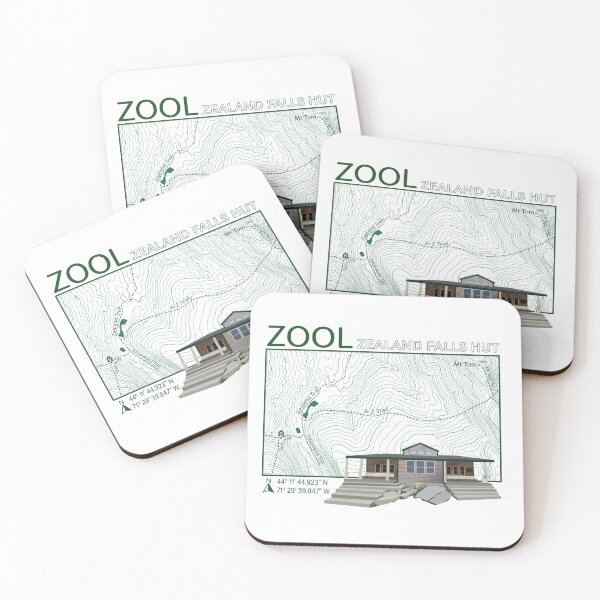 Item preview, Zealand Falls Hut Topographic Map designed and sold by Abby Clark.
