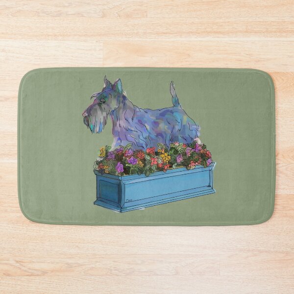Item preview, Scottish Terrier in a Flower Garden designed and sold by donnadavisart.