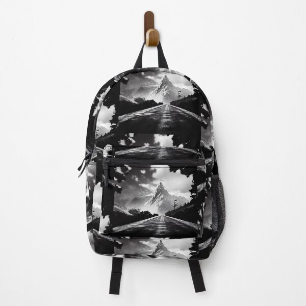 Item preview, Black and White Road to Mountain designed and sold by ElMafioso1000.