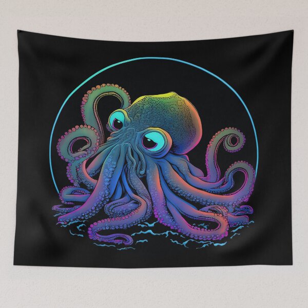 Item preview, Tired Octopus designed and sold by GummywormDesign.