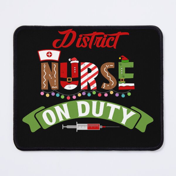 Item preview, Funny Nurse Life Christmas Pun Quote Hilarious Joke Idea District designed and sold by HomeCoquette.