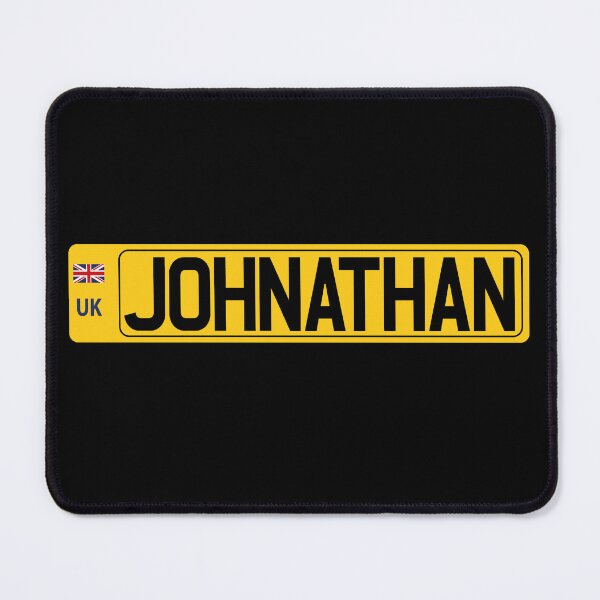 Item preview, Johnathan name - UK registration number plate design designed and sold by NameTheory.