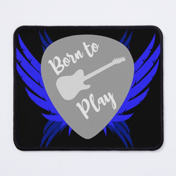 Item preview, Born to play guitar with guitar pick designed and sold by tandral999.