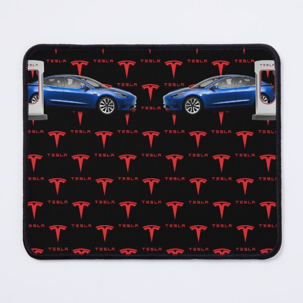 Item preview, Tesla Model 3 at Supercharger Socks (Blue) designed and sold by EV-Lover.