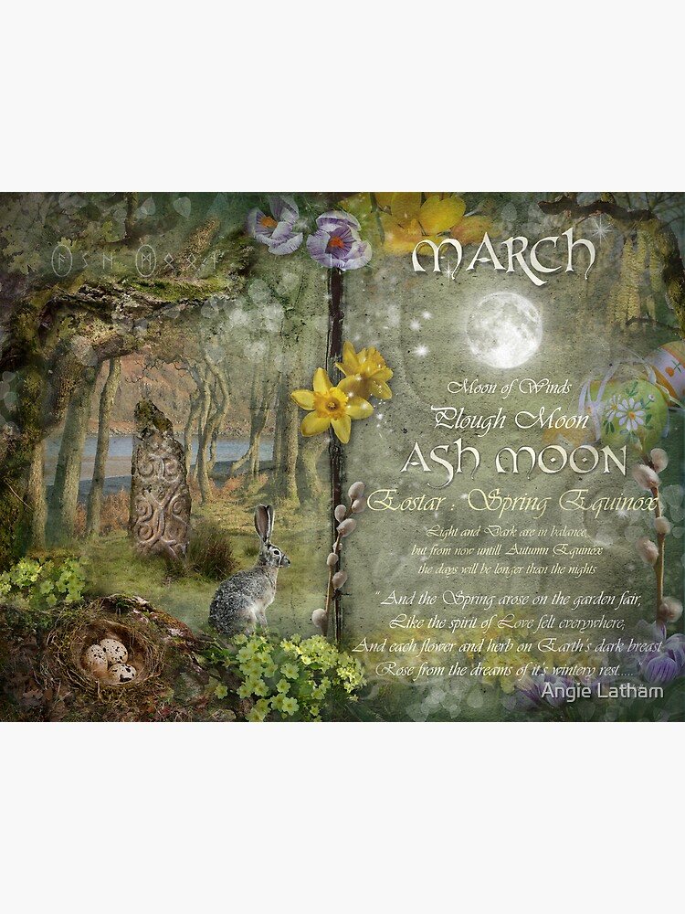 March : Ash Moon by AngelaBarnett