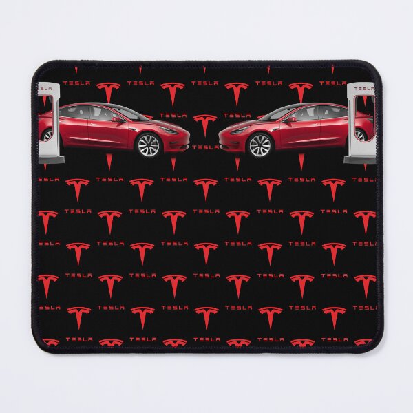Item preview, Tesla Model 3 at Supercharger Socks (Red) designed and sold by EV-Lover.
