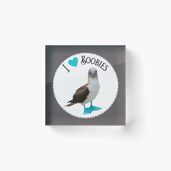 Item preview, I Love Boobies // Blue Footed Booby designed and sold by toadsforall.