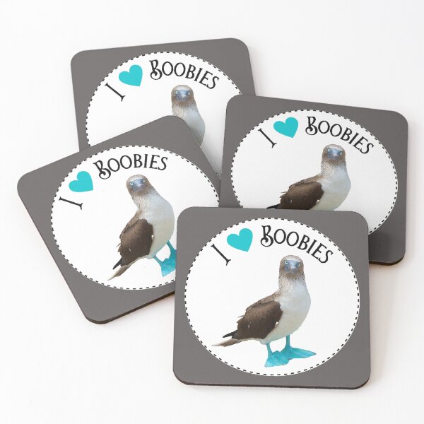 Item preview, I Love Boobies // Blue Footed Booby designed and sold by toadsforall.