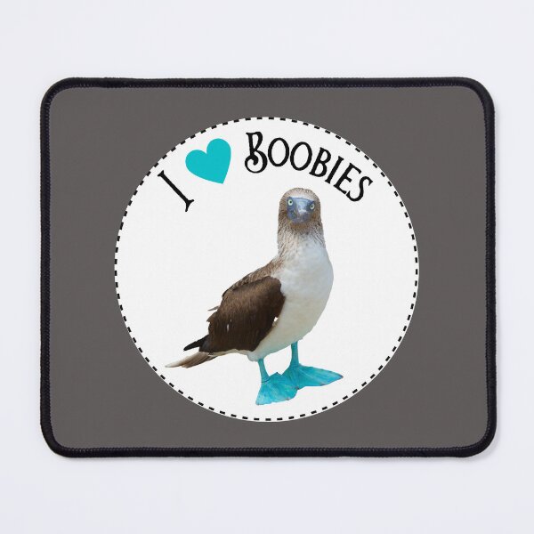 Item preview, I Love Boobies // Blue Footed Booby designed and sold by toadsforall.