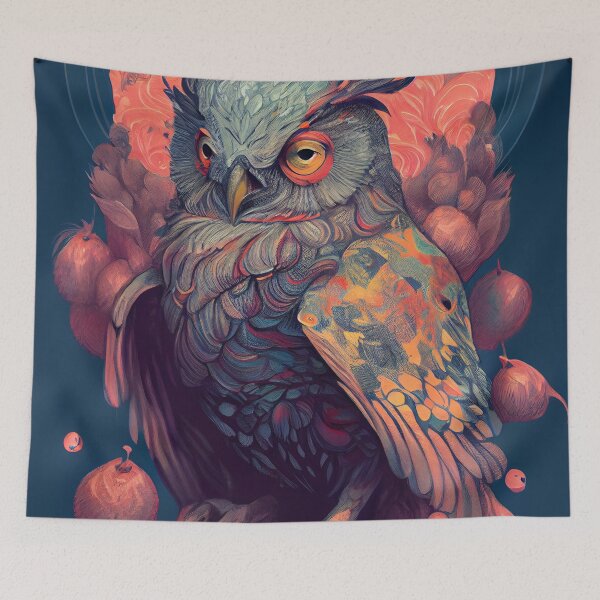 Artikelvorschau, Owl Spirit Animal 2 entworfen und verkauft von MadeByHaresShop.