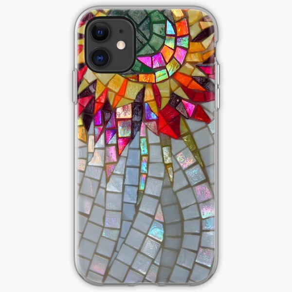 Star Flower, photography of shiny mosaic - JUSTART © iPhone Soft Case