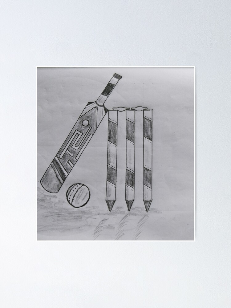 Continuous one line drawing cricket bat, ball, and wicket stumps isolated  on white. Set equipment for cricket game. Competitive and challenging team  sport. Single line draw design vector illustration 10338168 Vector Art