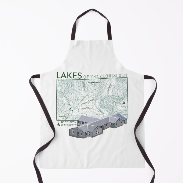 Item preview, Lakes of the Clouds Hut Topography Map designed and sold by Abby Clark.