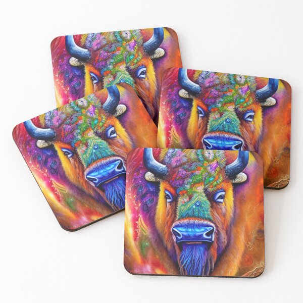 Item preview, Tribal Bison Art 1 designed and sold by DiatomDesigns.