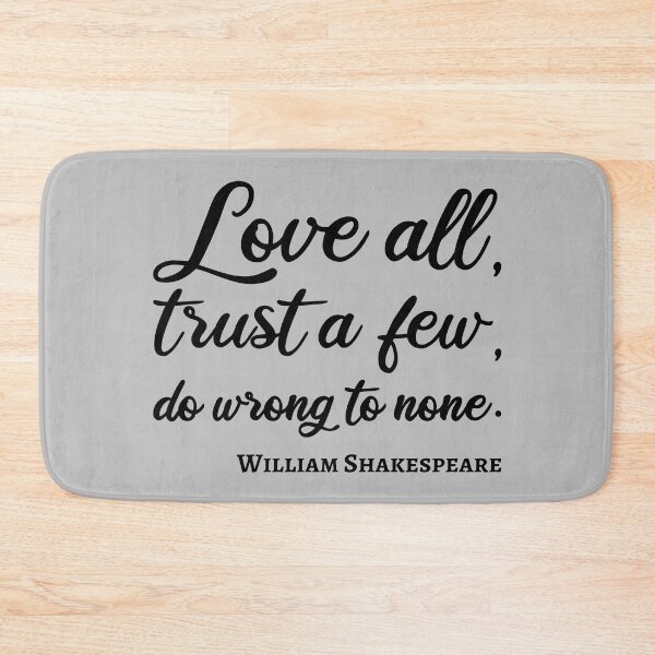 Item preview, Shakespeare Quote - Love, Trust, And Wrong III designed and sold by Lemon Pepper.