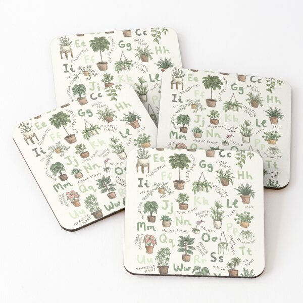Item preview, Alfabeto de plantas de interior designed and sold by Those Pencil Shavings.