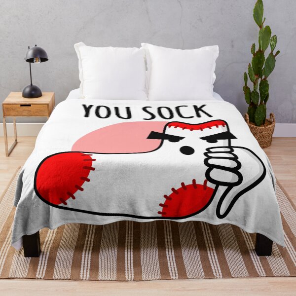 Item preview, You sock, you suck socks funny pun designed and sold by EnzoVectorism.