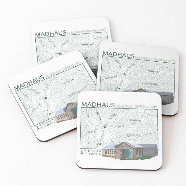 Item preview, Madison Springs Hut Topography Map designed and sold by Abby Clark.