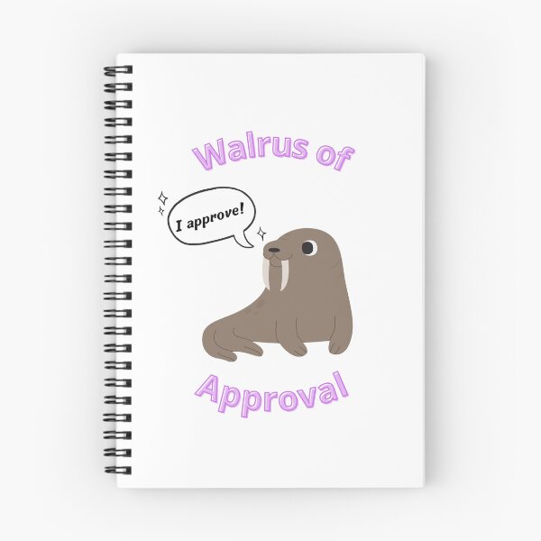 Item preview, Walrus Of Approval designed and sold by xJolene.