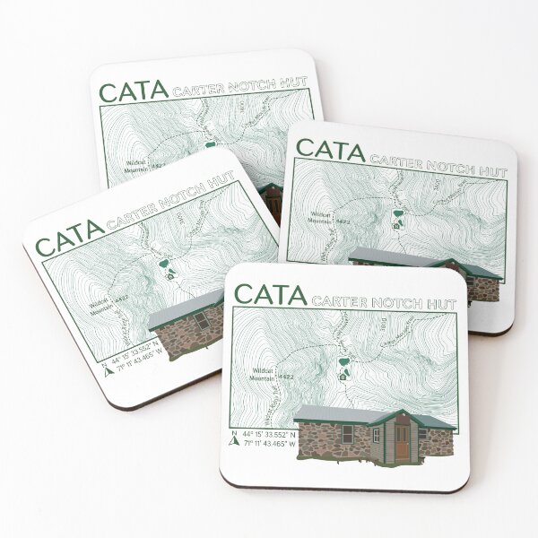 Item preview, Carter Notch Hut Topography Map designed and sold by Abby Clark.
