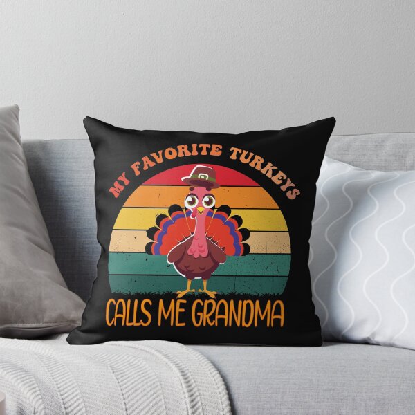 Item preview, my favorite turkeys calls me grandma family thanksgiving designed and sold by sminashop.