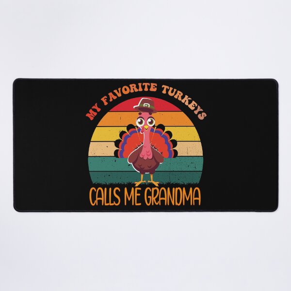 Item preview, my favorite turkeys calls me grandma family thanksgiving designed and sold by sminashop.