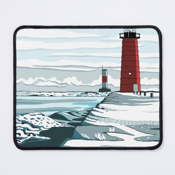 Item preview, Winter Lighthouse designed and sold by DippyHippie.