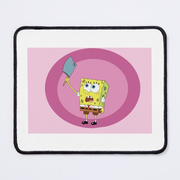 Item preview, Sponge bob with a knife silly little sketch❤️✨ designed and sold by Peachy-gremlin.